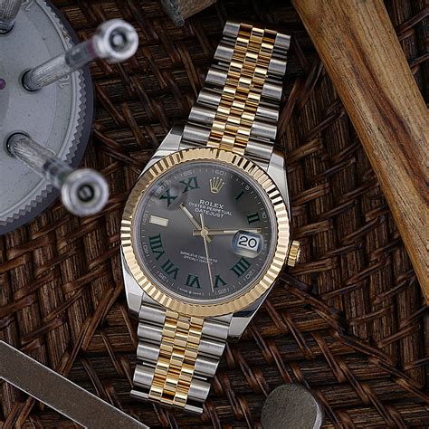 rolex wimbeldon two tone|rolex datejust 2 wimbledon.